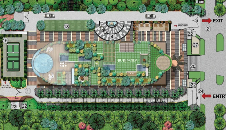 Master Plan of Dasnac Burj Noida in Sector 75, Noida - Image 115964