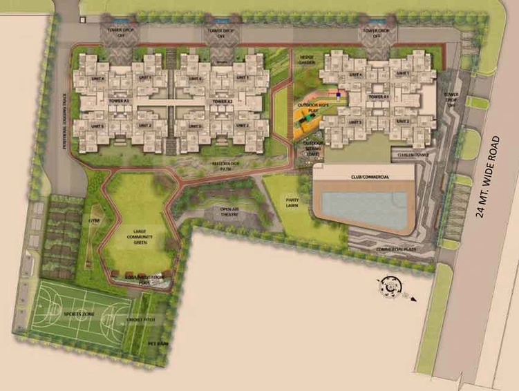 Master Plan of Arihant One in Sector 1, Greater Noida - Image 52989