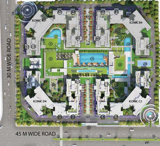 Master Plan of Godrej Palm Retreat in Sector 150, Noida - Image 110230