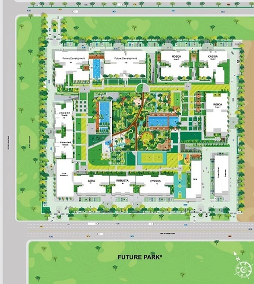 Master Plan of Godrej Woods in Sector 43, Noida - Image 49800