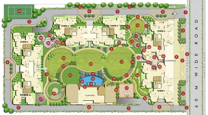 Master Plan of CRC Sublimis in Sector 1, Greater Noida - Image 95922