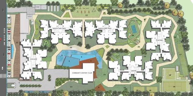 Master Plan of Shri Radha Aqua Garden in Sector 16 B, Greater Noida - Image 74984