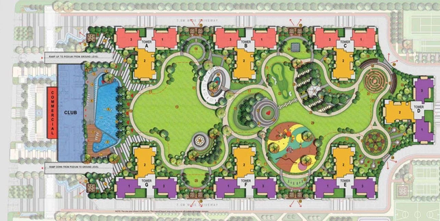 Master Plan of Samridhi Daksh Avenue in Sector 150, Noida - Image 57480