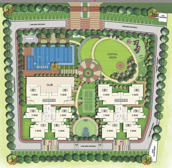 Master Plan of Irish Pearls in Sector 1, Greater Noida - Image 156166