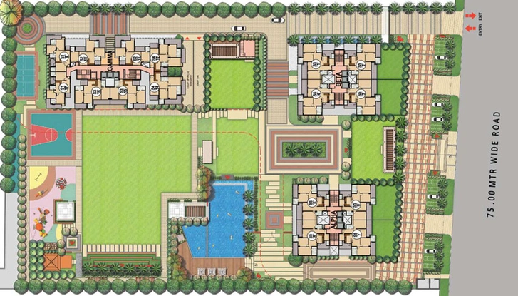 Master Plan of SKA Orion in Sector 143, Noida - Image 92581