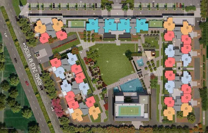 Master Plan of Express Astra in Sector 1, Greater Noida - Image 68075