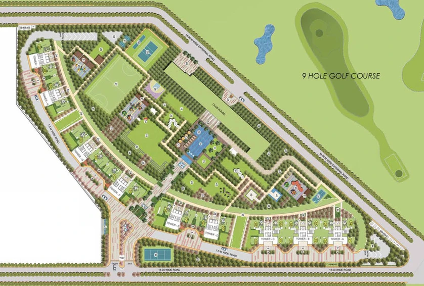 Master Plan of Prateek Canary in Sector 150, Noida - Image 69936