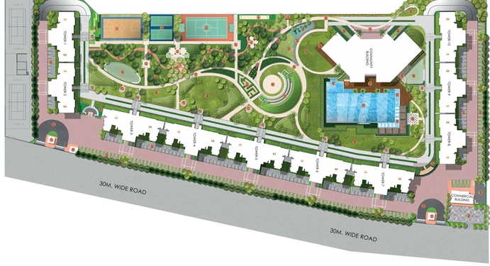 Master Plan of ATS Pious Orchards in Sector 150, Noida - Image 1646