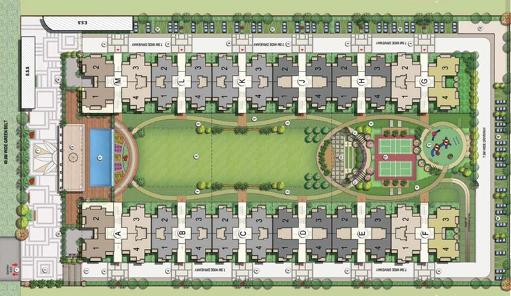 Master Plan of Gulshan Botnia in Sector 144, Noida - Image 57268