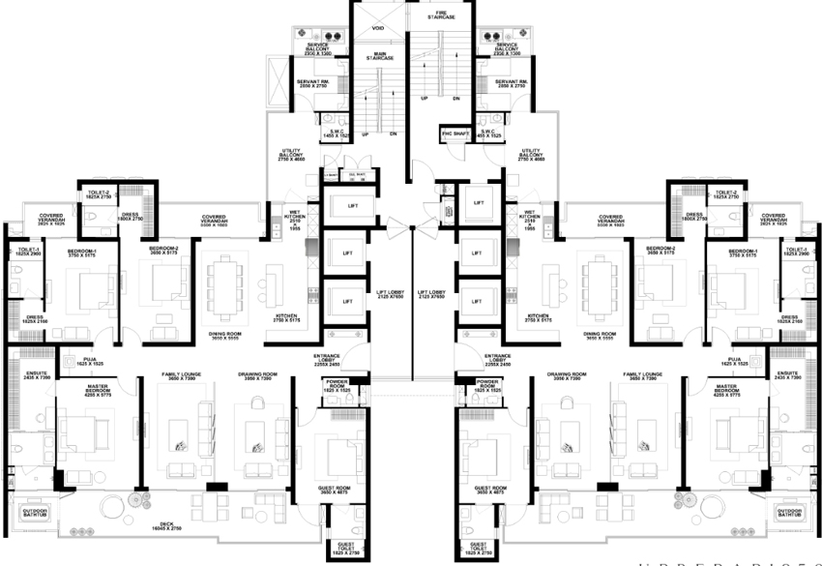 Floor Plan of Gulshan Dynasty in Sector 144, Noida - Image 57501