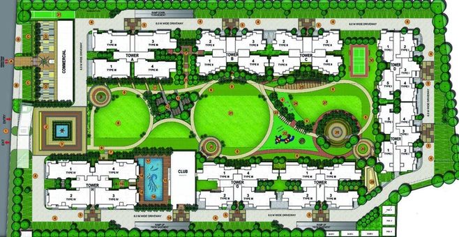 Master Plan of Elite Golf Greens in Sector 79, Noida - Image 57315