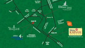 Location of Sikka Karnam Greens - Image 57326