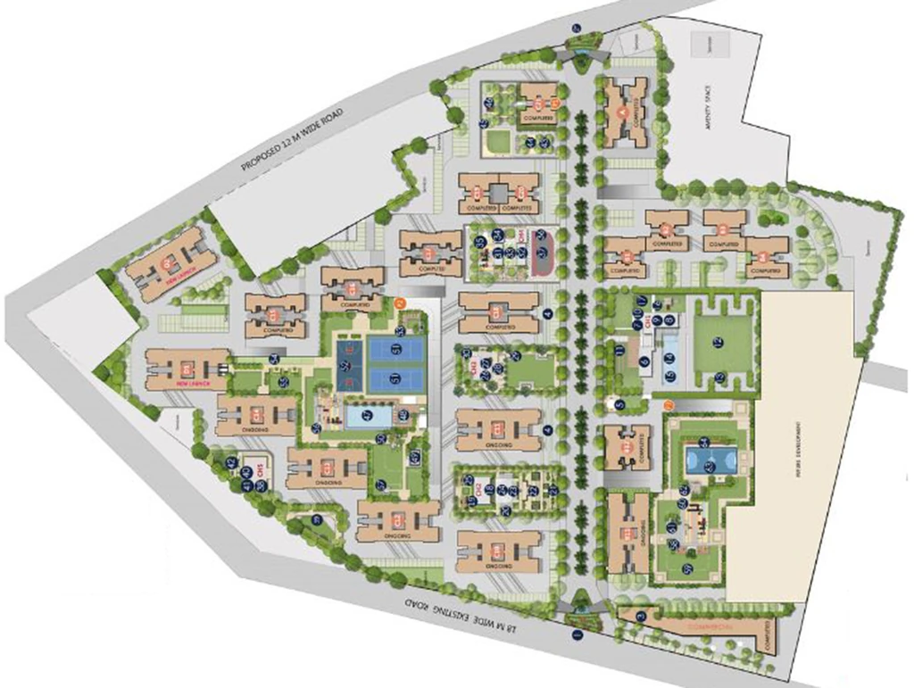 Master Plan of Kolte Little Earth in Mamurdi, Pune - Image 374532