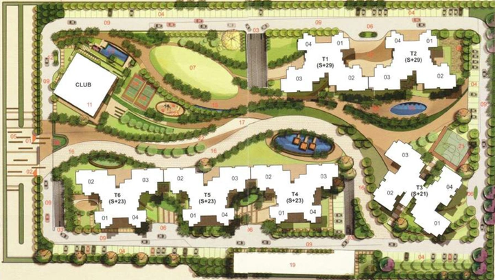 Master Plan of Lotus Greens Arena 2 in Sector 79, Noida - Image 50257