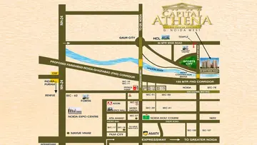 Location of Capital Athena - Image 66150