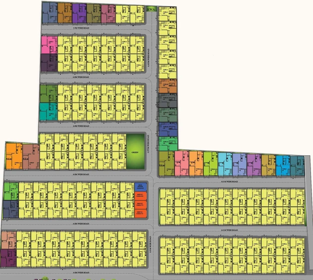 Master Plan of Ramji Radhaya Puram in Greater Noida West, Greater Noida - Image 78478