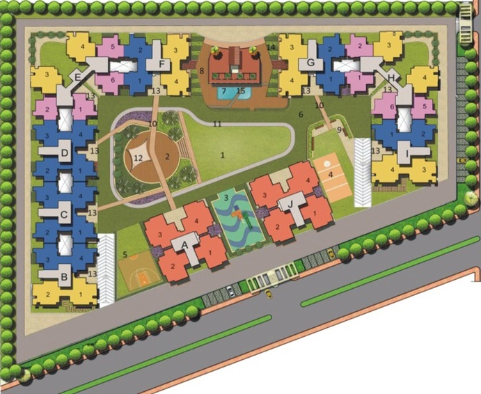 Master Plan of Rajhans Residency in Sector 1, Greater Noida - Image 53482