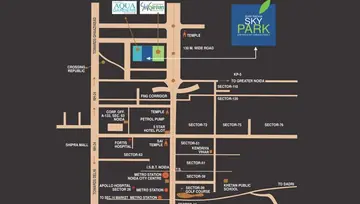 Location of Shri Radha Sky Park - Image 53497
