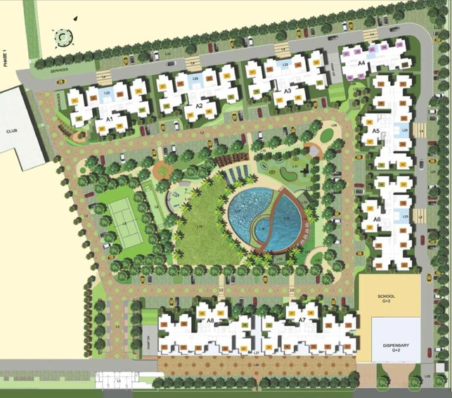 Master Plan of Shri Radha Sky Park in Greater Noida West, Greater Noida - Image 53498