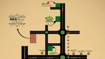 Location of SKA Divya Towers - Image 57428