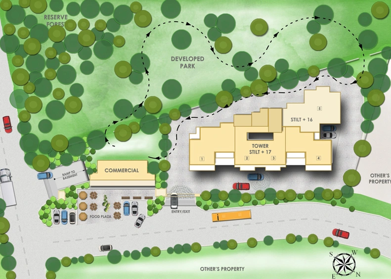 Master Plan of Hi Castle in Beta II, Greater Noida - Image 53563