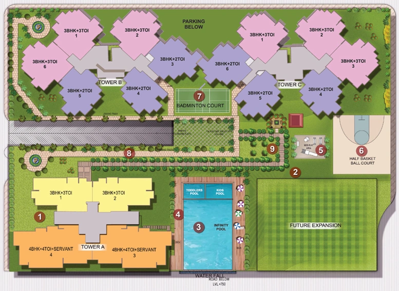Master Plan of Spring Homes in Sector 1, Greater Noida - Image 79440