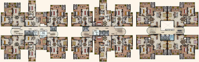 Floor Plan of Fusion The Brook And Rivulet in Sector 12, Greater Noida - Image 96103