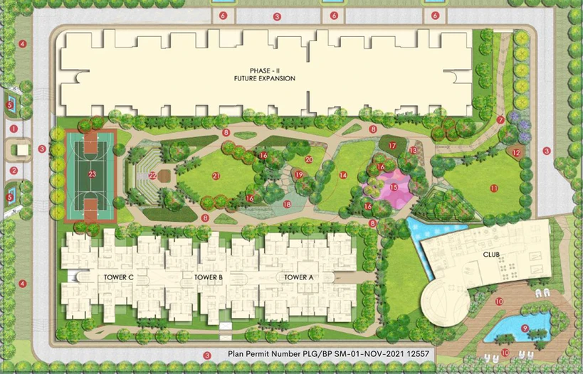 Master Plan of Fusion The Brook And Rivulet in Sector 12, Greater Noida - Image 96104