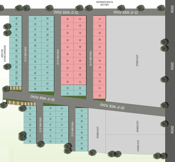 Master Plan of 99 Homez Green Villa 2 in Sector 16, Greater Noida - Image 53623