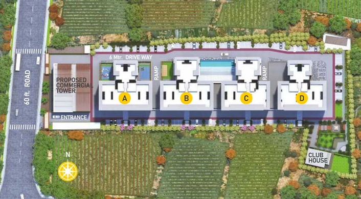 Master Plan of Vighnaharta Life Canvas in Mamurdi, Pune - Image 16467
