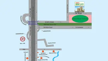 Location of Antriksh Golf City - Image 57339
