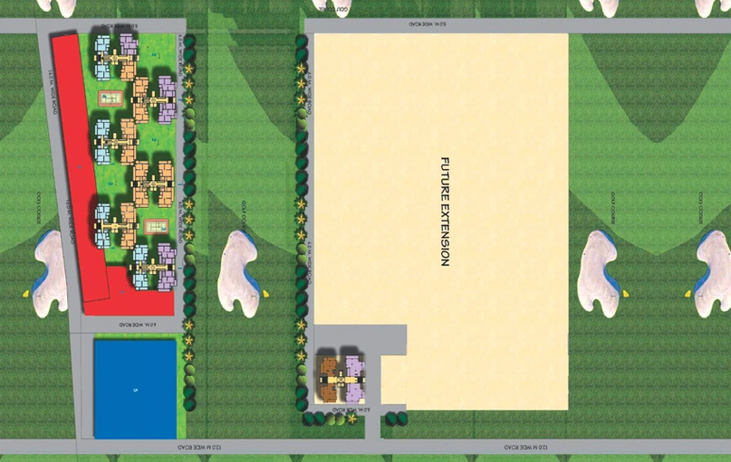 Master Plan of Antriksh Golf City in Sector 150, Noida - Image 57340