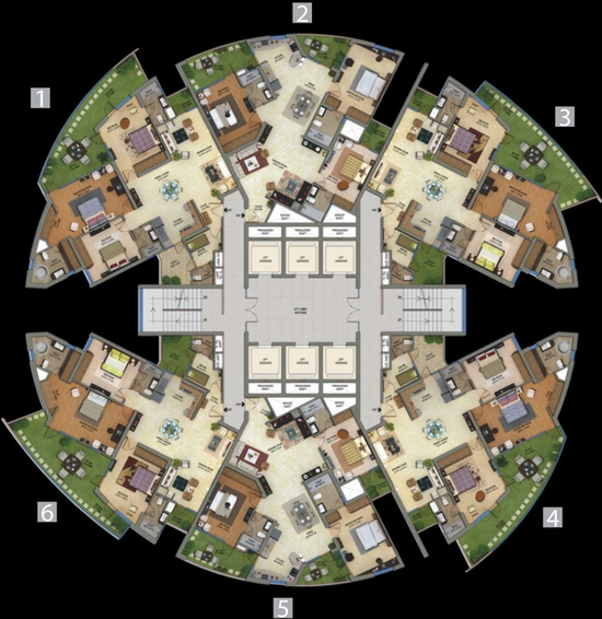 Master Plan of Supertech ORB in Sector 74, Noida - Image 57371