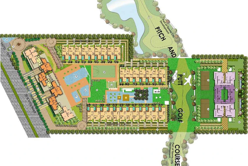 Master Plan of Mahagun Meadow in Sector 150, Noida - Image 50363