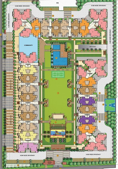 Master Plan of Gulshan Bellina in Sector 16 B, Greater Noida - Image 53874