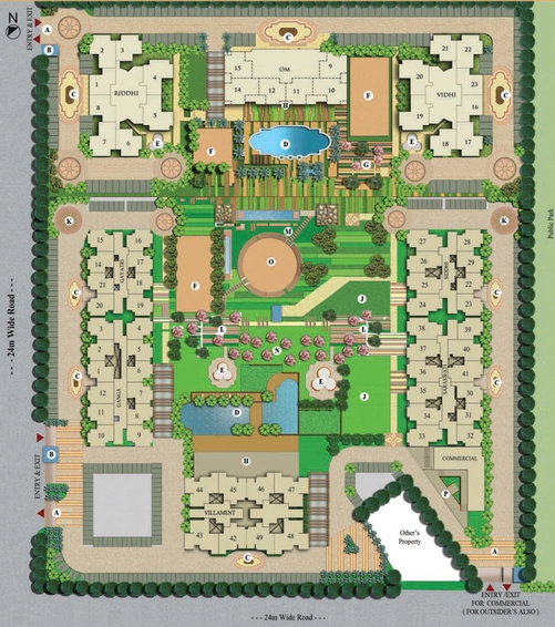 Master Plan of Mahagun Mantra 2 in Sector 10, Greater Noida - Image 2176
