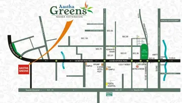 Location of Aastha Greens - Image 53973