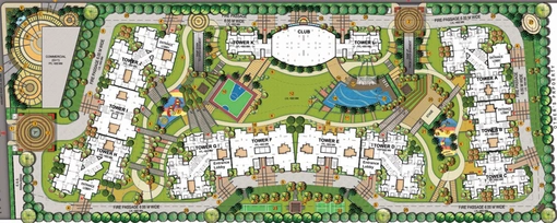 Master Plan of Anthem French Apartments in Sahibabad, Ghaziabad - Image 54021