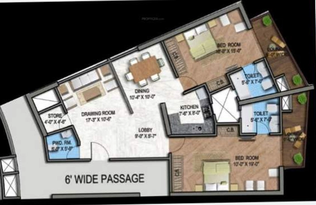 2 BHK Flat in North Eye Phase 2 in Sector 74, Noida - Image 499439