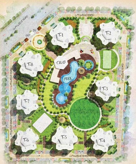 Master Plan of ATS Allure in Sector 22D, Greater Noida - Image 1671