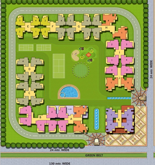 Master Plan of Victory One Central in Sector 12, Greater Noida - Image 54029