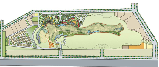 Master Plan of Burgundy - Golf & Country Club in Sector 96, Noida - Image 50544