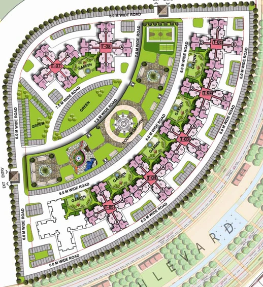 Master Plan of Jaypee Naturvue in Yamuna Expressway, Greater Noida - Image 54056