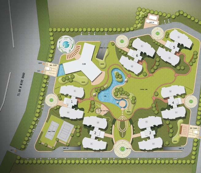 Master Plan of 3C Lotus 300 in Sector 107, Noida - Image 1683