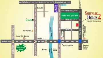 Location of Cosmos Shivalik Homes 2 - Image 54086