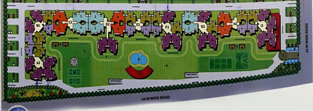 Master Plan of Gardenia - Golf City in Sector 75, Noida - Image 106826
