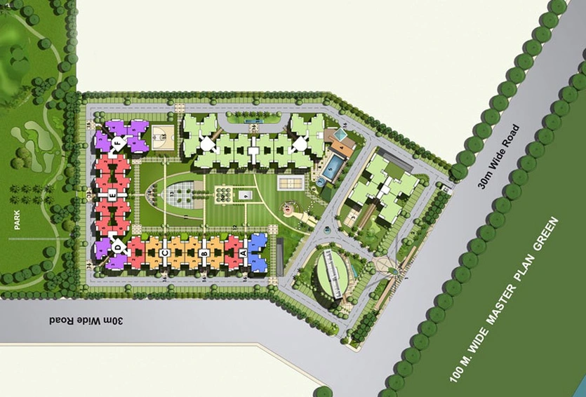 Master Plan of Gulshan Vivante in Sector 137, Noida - Image 111663