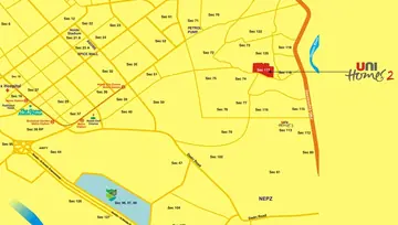 Location of Unitech Unihomes 2 - Image 1728