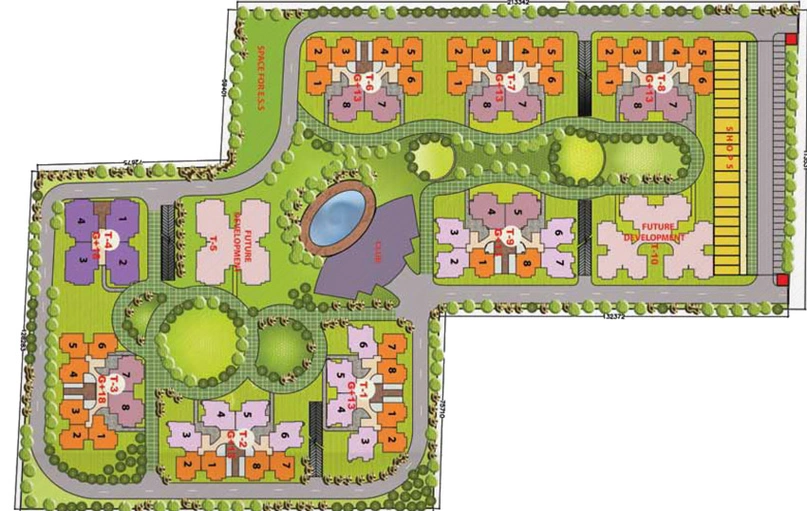 Master Plan of Shubhkamna Lords in Sector 79, Noida - Image 50734
