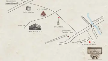 Location of Supertech The Romano - Image 50762